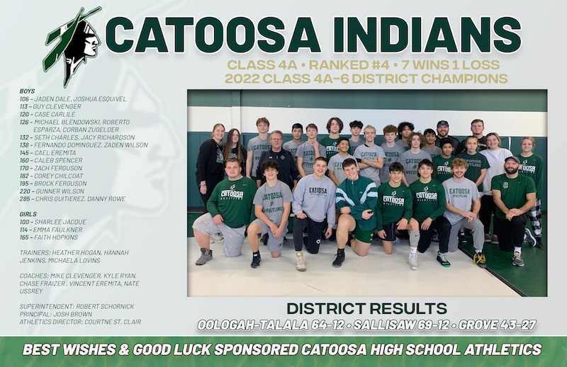 Congrats Catoosa on Making it to Dual State! Presented